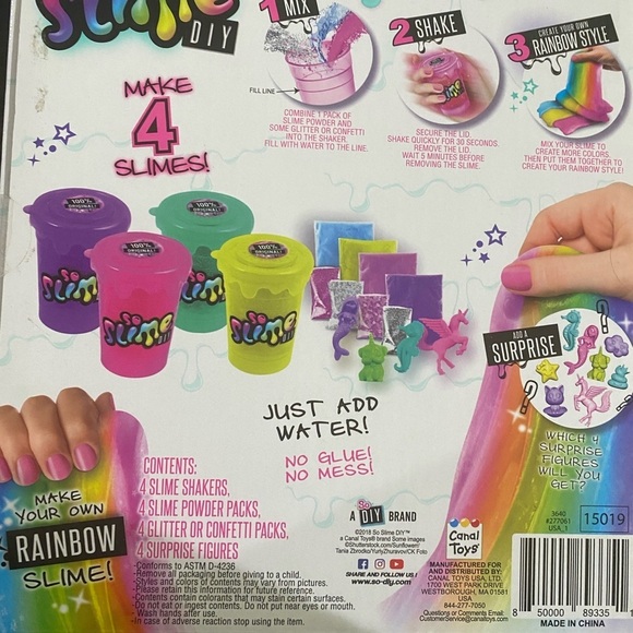 Canal Toys So Slime DIY Slime Shaker Kit, 4-Pack **BRAND NEW - Picture 2 of 5